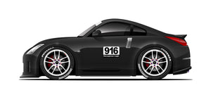 5,289 hp 350z.